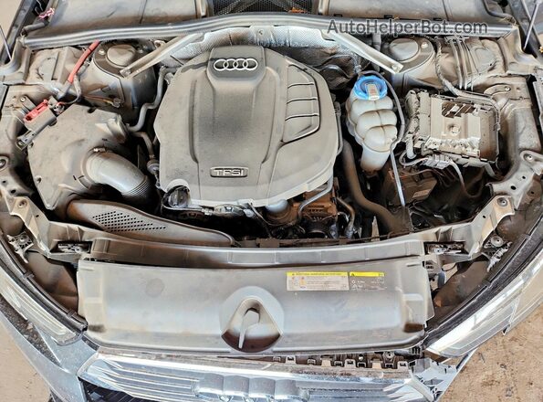 WAUGNAF40HN018347 2017 AUDI A4 Угольный Вид задней части салона