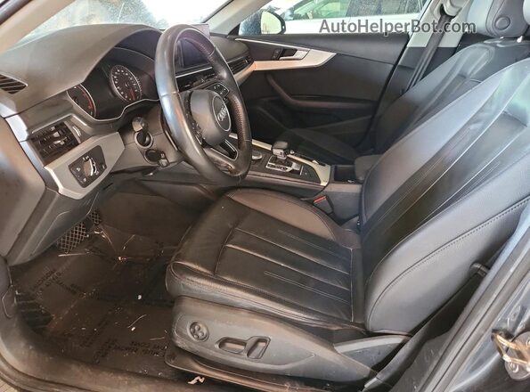 WAUGNAF40HN018347 2017 AUDI A4 Угольный Вид салона спереди