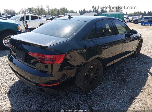 WAUGNAF41HN000648 2017 AUDI A4 Черный Задняя правая четверть