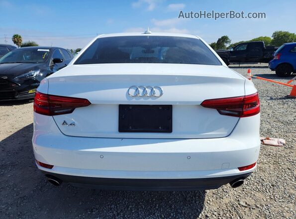 WAUGNAF42HN004966 2017 AUDI A4 White Հետևի տեսք