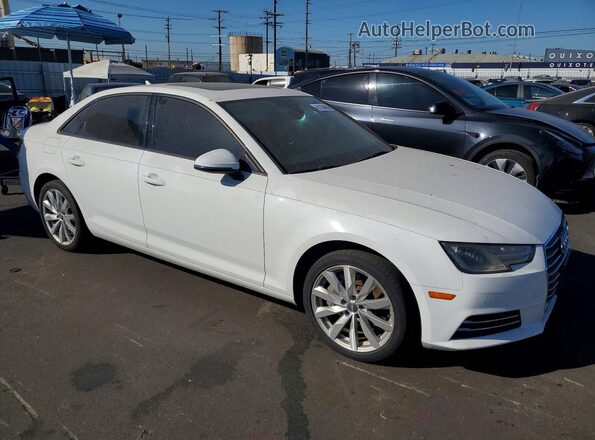 WAUGNAF43HN018262 2017 AUDI A4 White Передня права чверть