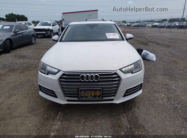 WAUGNAF46HN007837 2017 AUDI A4 White Vista del cuadro de instrumentos