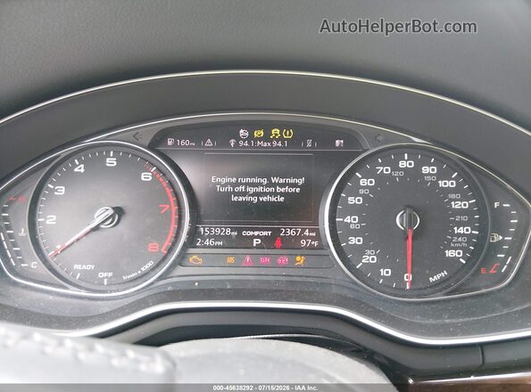 WAUGNAF46HN007837 2017 AUDI A4 White Vista de los asientos traseros