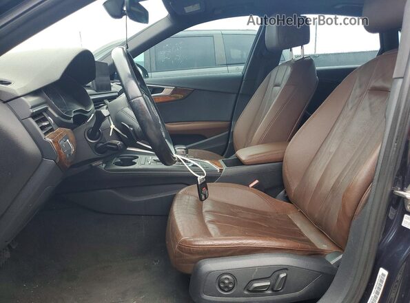 WAUGNAF46HN018515 2017 AUDI A4 Gray წინა სალონის ხედი
