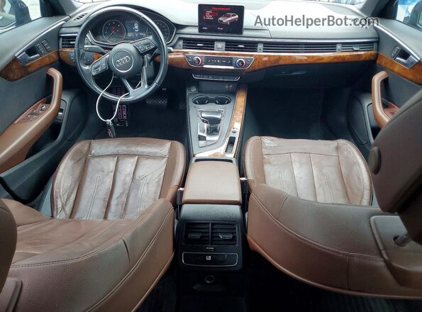WAUGNAF46HN018515 2017 AUDI A4 Gray წინა პანელის ხედი