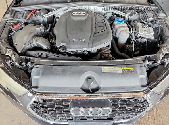WAUGNAF46HN024301 2017 AUDI A4 Charcoal უკანა სალონის ხედი