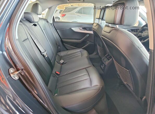WAUGNAF46HN024301 2017 AUDI A4 Charcoal უკანა სავარძლების ხედი