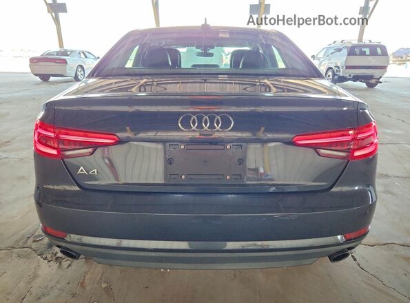 WAUGNAF46HN024301 2017 AUDI A4 Charcoal უკანა ხედი