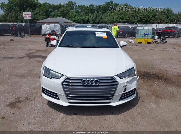 WAUGNAF46HN030986 2017 AUDI A4 White Սարքավորումների վահանակի տեսք