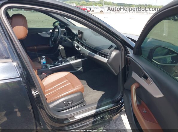 WAUGNAF47HN018037 2017 AUDI A4 Черный Вид салона спереди