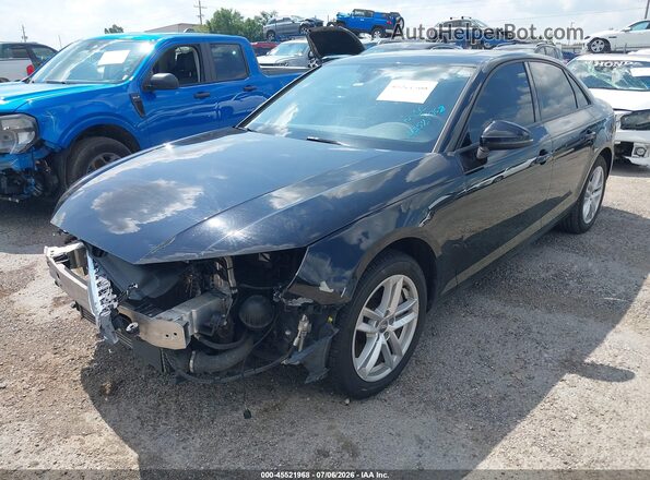 WAUGNAF47HN018037 2017 AUDI A4 Черный Передняя левая четверть