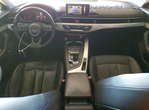 WAUGNAF48HN005006 2017 AUDI A4 Blue Widok deski rozdzielczej