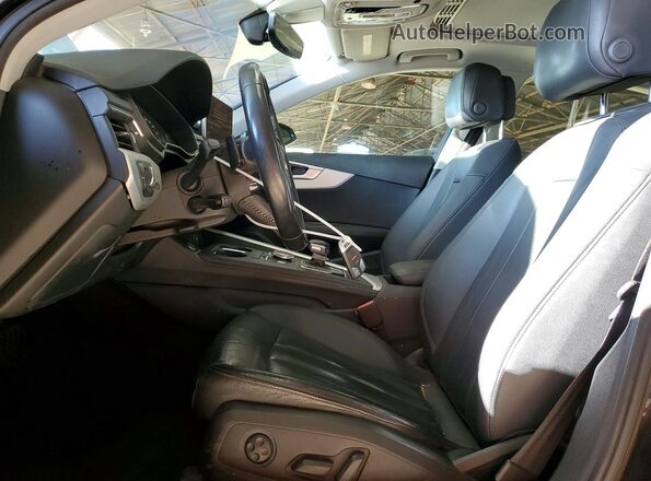 WAUGNAF48HN005006 2017 AUDI A4 Blue Widok wnętrza z przodu