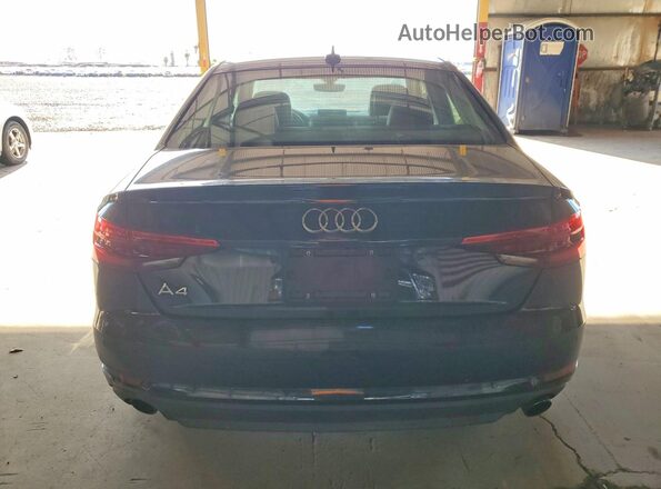 WAUGNAF48HN005006 2017 AUDI A4 Blue Widok z tyłu