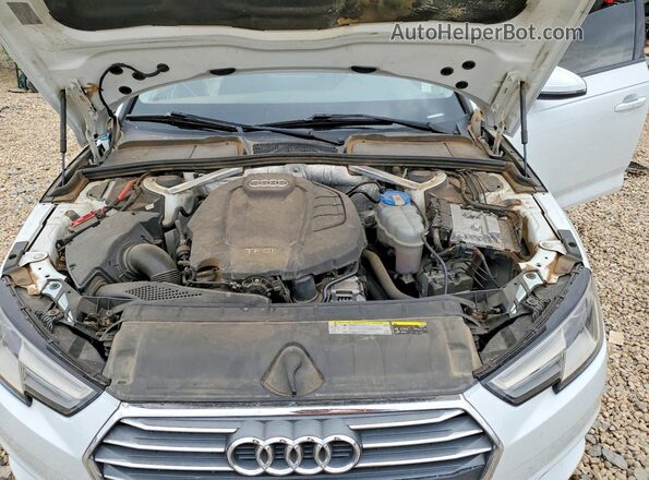 WAUGNAF48HN020573 2017 AUDI A4 White Вид задньої частини салону