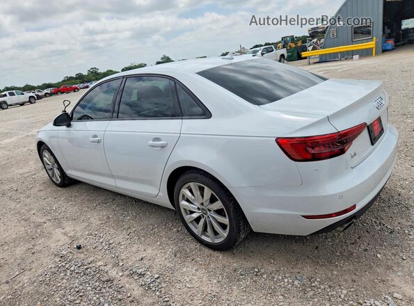 WAUGNAF49HN007315 2017 AUDI A4 White Trasero izquierdo
