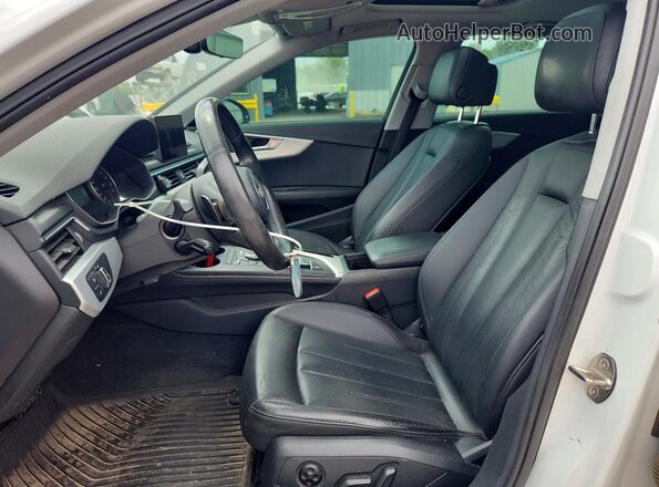 WAUGNAF49HN007315 2017 AUDI A4 White Vista interior delantera