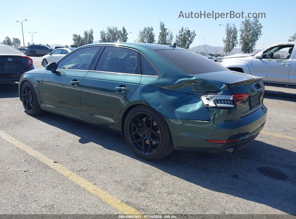 WAUGNAF4XHN017013 2017 AUDI A4 Green Задня ліва чверть
