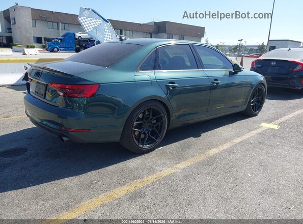 WAUGNAF4XHN017013 2017 AUDI A4 Green Задня права чверть