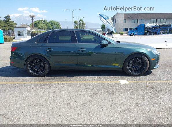 WAUGNAF4XHN017013 2017 AUDI A4 Green Вид задньої частини салону