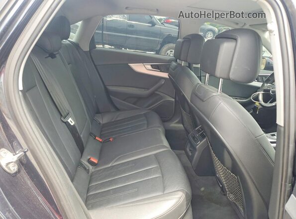 WAUGNAF4XHN022406 2017 AUDI A4 Black Widok tylnych siedzeń