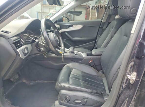 WAUGNAF4XHN022406 2017 AUDI A4 Black Widok wnętrza z przodu