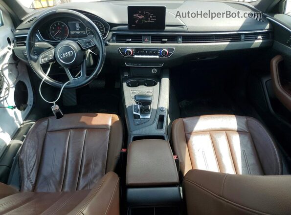 WAUGNAF4XHN037908 2017 AUDI A4 White წინა პანელის ხედი