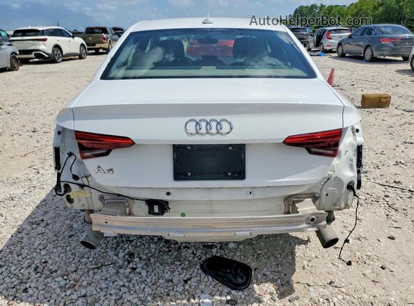 WAUGNAF4XHN037908 2017 AUDI A4 White უკანა ხედი