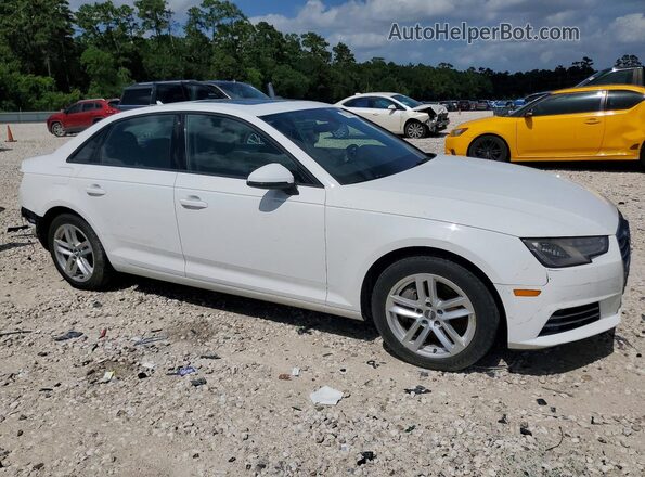 WAUGNAF4XHN037908 2017 AUDI A4 White წინა მარჯვენა