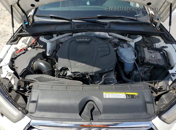 WAUGNAF4XHN037908 2017 AUDI A4 White უკანა სალონის ხედი
