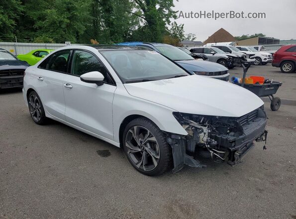 WAUGUDGY0PA075417 2023 AUDI A3 White Delantero derecho