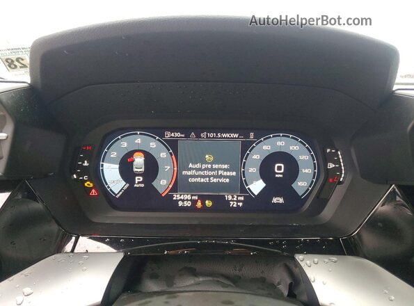WAUGUDGY0PA075417 2023 AUDI A3 White Vista del cuadro de instrumentos