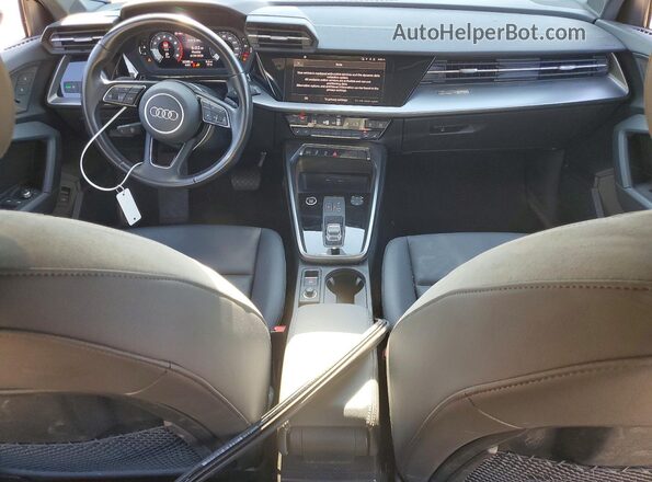 WAUGUDGY1NA096953 2022 AUDI A3 Blue Widok deski rozdzielczej