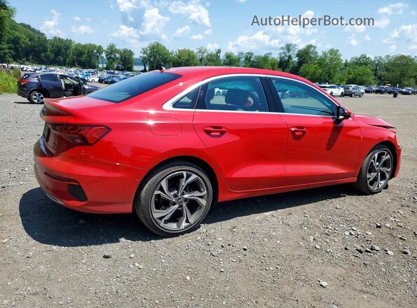 WAUGUDGY2NA023901 2022 AUDI A3 Red Rear right