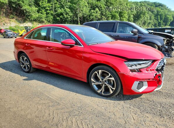 WAUGUDGY2NA023901 2022 AUDI A3 Red Front right