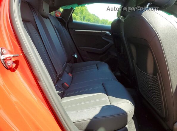 WAUGUDGY2NA023901 2022 AUDI A3 Red Rear seats view