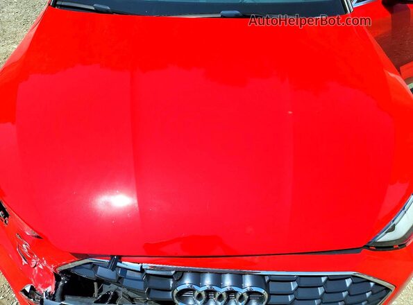 WAUGUDGY2NA023901 2022 AUDI A3 Red Rear interior view