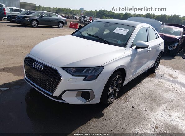 WAUGUDGY3NA020280 2022 AUDI A3 White Vista tres cuartos delantera izquierda