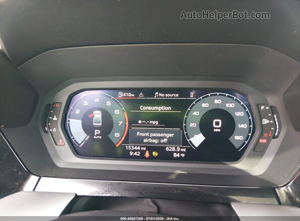 WAUGUDGY3NA020280 2022 AUDI A3 White Vista de los asientos traseros