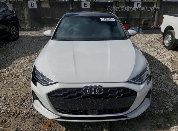 WAUGUDGY3SA039682 2025 AUDI A3 White წინა ხედი