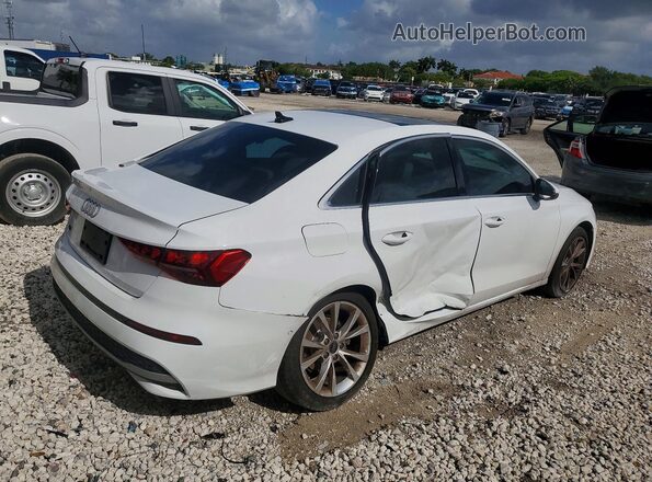 WAUGUDGY3SA039682 2025 AUDI A3 White უკანა მარჯვენა