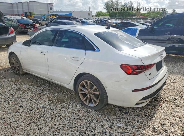 WAUGUDGY3SA039682 2025 AUDI A3 White უკანა მარცხენა