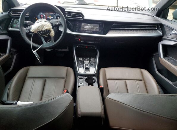 WAUGUDGY9SA066336 2025 AUDI A3 Blue Առջևի վահանակի տեսք