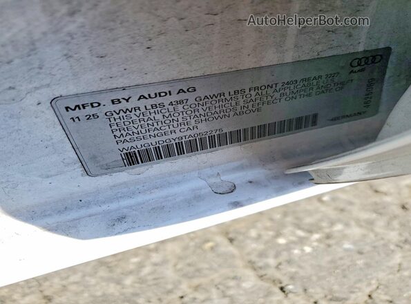 WAUGUDGY9TA052275 2026 AUDI A3 Белый Вид подкапотного пространства