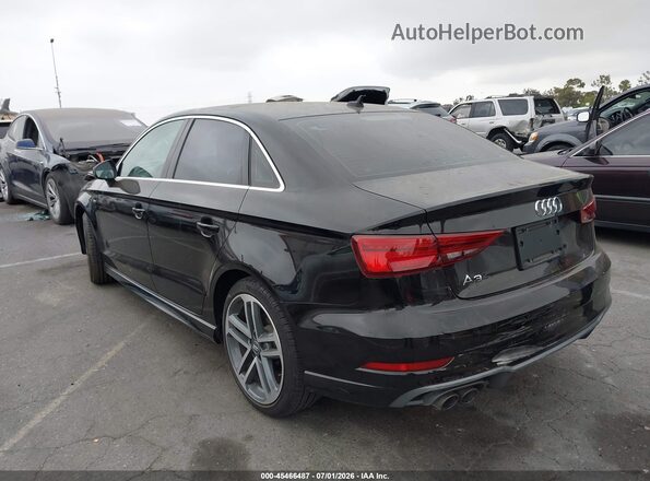 WAUGUGFF6J1019068 2018 AUDI A3 Black უკანა მარცხენა
