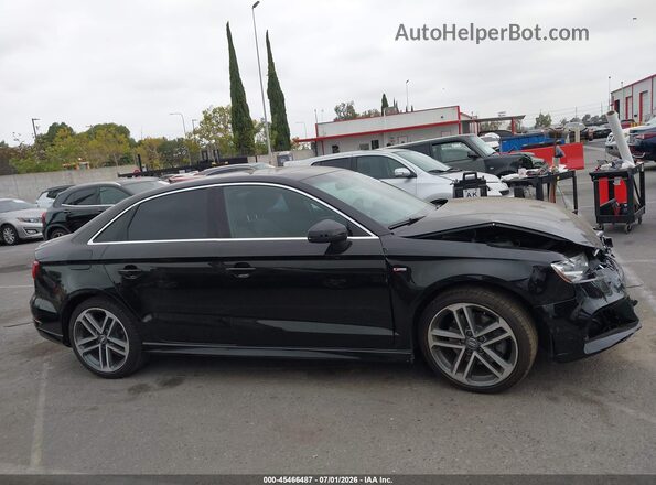 WAUGUGFF6J1019068 2018 AUDI A3 Black უკანა სალონის ხედი