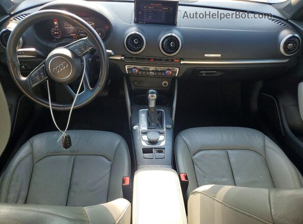WAUGUGFF6J1085667 2018 AUDI A3 White Dashboard view