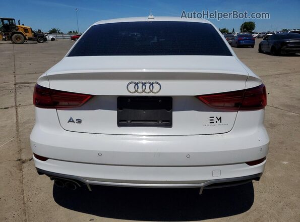 WAUGUGFF9H1030933 2017 AUDI A3 White უკანა ხედი