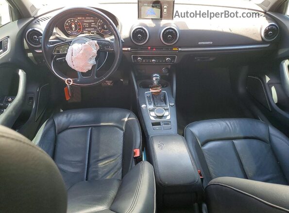 WAUGUGFF9H1030933 2017 AUDI A3 White წინა პანელის ხედი