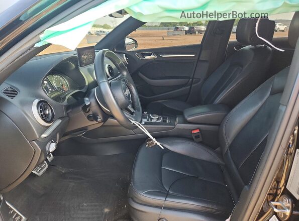 WAUGUGFF9J1006900 2018 AUDI A3 Black Front interior view